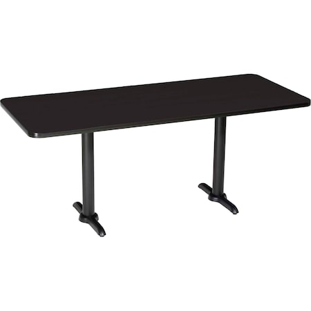 Interion By Global Industrial Counter Height Table, 30 in W, 72 in L, 36 in H 695801BK
